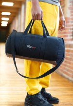 Ivy Recycled Cotton Barrel Duffel - AWARE™ - Navy - Alternate Ivy Recycled Cotton Barrel Duffel - AWARE™ - Navy - Alternate
