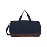 Ivy Recycled Cotton Barrel Duffel - AWARE™ - Navy 2 Ivy Recycled Cotton Barrel Duffel - AWARE™ - Navy 2