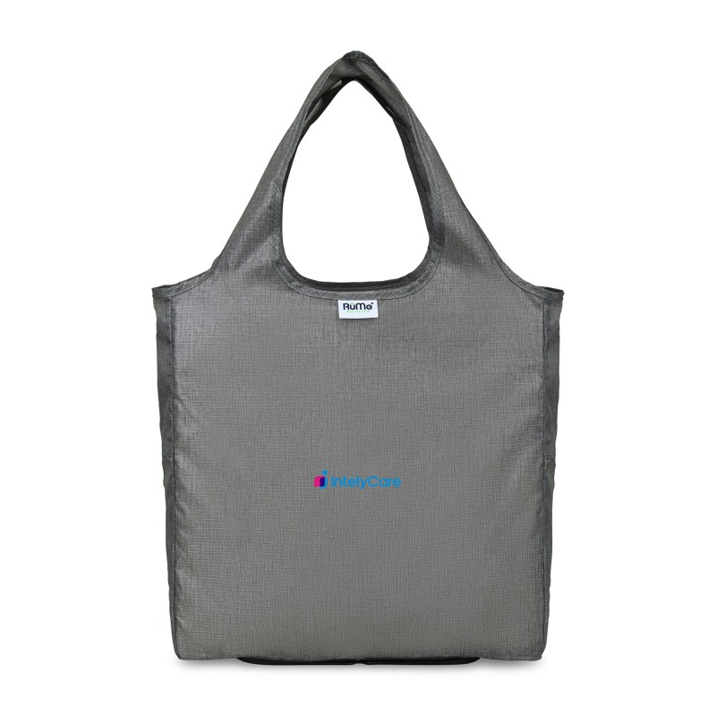 RuMe Recycled Ripstop rPET bFold Tote - Heather Grey 1 RuMe Recycled Ripstop rPET bFold Tote - Heather Grey 1