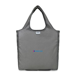 RuMe Recycled Ripstop rPET bFold Tote - Heather Grey 1 RuMe Recycled Ripstop rPET bFold Tote - Heather Grey 1
