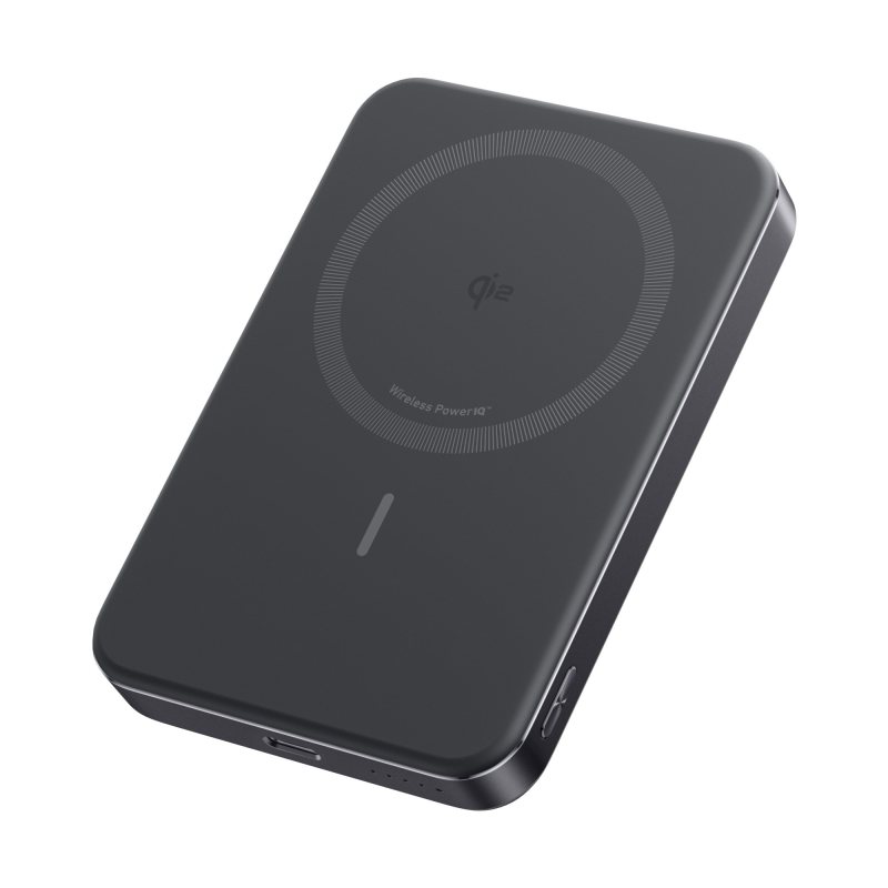 Anker MagGo Power Bank (10K, Slim) - Black 1 Anker MagGo Power Bank (10K, Slim) - Black 1