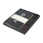 Moleskine® Large Volant and GO Pen Gift Set - Black 1 Moleskine® Large Volant and GO Pen Gift Set - Black 1