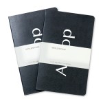 Moleskine® Large Volant and GO Pen Gift Set - Black - Alternate Moleskine® Large Volant and GO Pen Gift Set - Black - Alternate