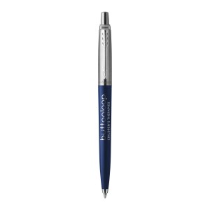 Parker Jotter London Stainless Steel Ballpoint - Royal Blue - Chrome Trim 1 Parker Jotter London Stainless Steel Ballpoint - Royal Blue - Chrome Trim 1