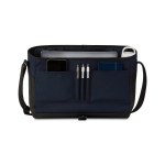 Peak Recycled rPET Laptop Messenger Bag - Navy - Alternate Peak Recycled rPET Laptop Messenger Bag - Navy - Alternate