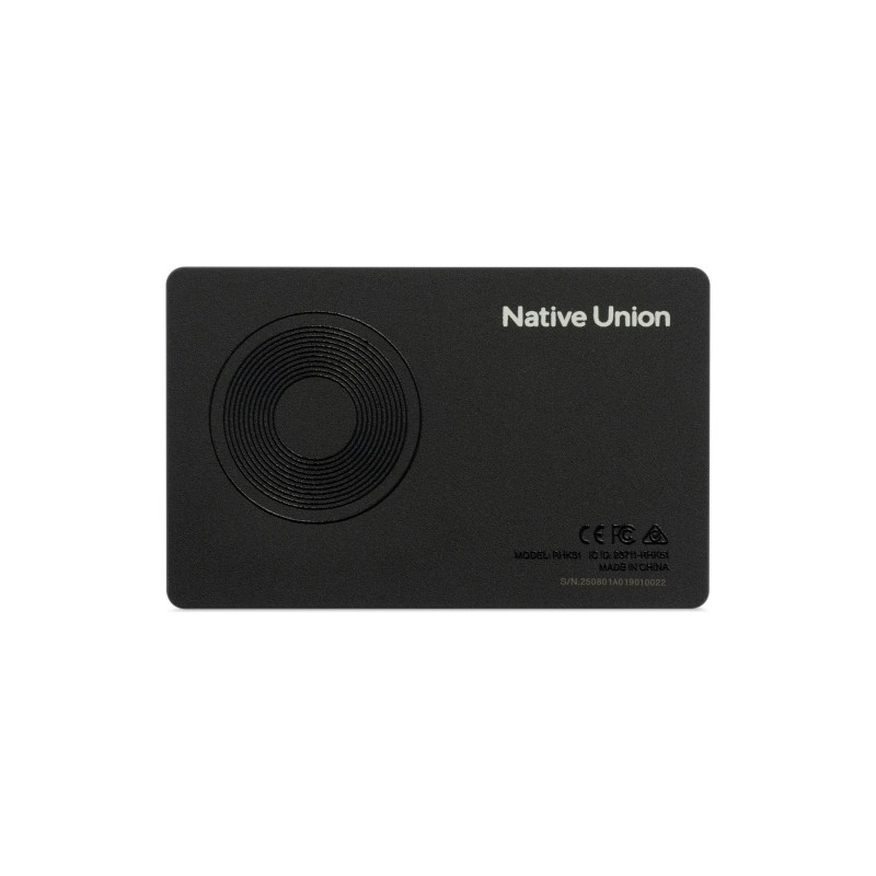 Native Union Find-It Card - Black 1 Native Union Find-It Card - Black 1