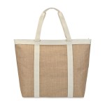 KEEPCOOL® Nairobi Jute Shopper Cooler - Natural - Alternate KEEPCOOL® Nairobi Jute Shopper Cooler - Natural - Alternate