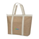 KEEPCOOL® Nairobi Jute Shopper Cooler - Natural - Alternate KEEPCOOL® Nairobi Jute Shopper Cooler - Natural - Alternate