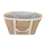 KEEPCOOL® Nairobi Jute Shopper Cooler - Natural - Alternate KEEPCOOL® Nairobi Jute Shopper Cooler - Natural - Alternate