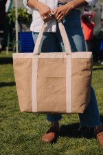 KEEPCOOL® Nairobi Jute Shopper Cooler - Natural - Alternate KEEPCOOL® Nairobi Jute Shopper Cooler - Natural - Alternate