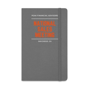 Moleskine Hard Cover Ruled Large Notebook - Slate Grey 1 Moleskine Hard Cover Ruled Large Notebook - Slate Grey 1