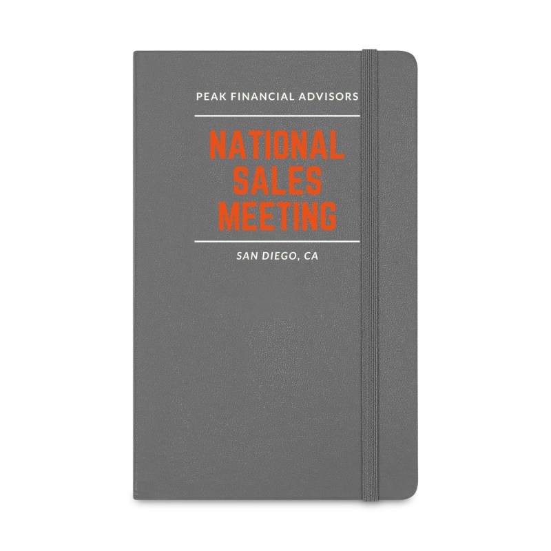 Moleskine® Hard Cover Ruled Large Notebook - Slate Grey 1 Moleskine® Hard Cover Ruled Large Notebook - Slate Grey 1