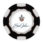 Ahead Poker Chip with Ball Marker - Black-White 1 Ahead Poker Chip with Ball Marker - Black-White 1