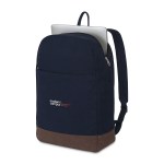 Ivy Recycled Cotton Laptop Backpack - AWARE™ - Navy - Alternate Ivy Recycled Cotton Laptop Backpack - AWARE™ - Navy - Alternate