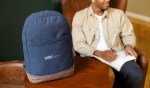 Ivy Recycled Cotton Laptop Backpack - AWARE™ - Navy - Alternate Ivy Recycled Cotton Laptop Backpack - AWARE™ - Navy - Alternate