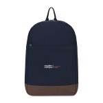 Ivy Recycled Cotton Laptop Backpack - AWARE™ - Navy 1 Ivy Recycled Cotton Laptop Backpack - AWARE™ - Navy 1
