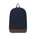 Ivy Recycled Cotton Laptop Backpack - AWARE™ - Navy 2 Ivy Recycled Cotton Laptop Backpack - AWARE™ - Navy 2
