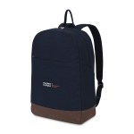 Ivy Recycled Cotton Laptop Backpack - AWARE™ - Navy - Alternate Ivy Recycled Cotton Laptop Backpack - AWARE™ - Navy - Alternate