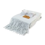 Everlasting Recycled Polyester Throw Blanket - Soft Grey Herringbone 1 Everlasting Recycled Polyester Throw Blanket - Soft Grey Herringbone 1