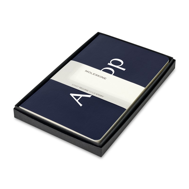 Moleskine Large Volant Gift Set - Navy Blue 1 Moleskine Large Volant Gift Set - Navy Blue 1
