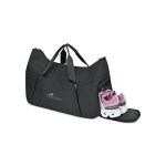 Well Studio Recycled Nylon Duffel - AWARE™ - Black - Alternate Well Studio Recycled Nylon Duffel - AWARE™ - Black - Alternate