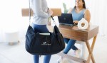 Well Studio Recycled Nylon Duffel - AWARE™ - Black - Alternate Well Studio Recycled Nylon Duffel - AWARE™ - Black - Alternate