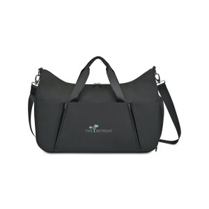 Well Studio Recycled Nylon Duffel - AWARE™ - Black 1 Well Studio Recycled Nylon Duffel - AWARE™ - Black 1