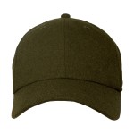 Ahead Clubhouse Wool & Flannel Cap - Olive - Alternate Ahead Clubhouse Wool & Flannel Cap - Olive - Alternate
