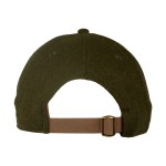Ahead Clubhouse Wool & Flannel Cap - Olive - Alternate Ahead Clubhouse Wool & Flannel Cap - Olive - Alternate