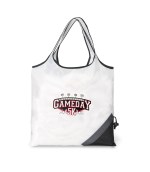 Latitudes Foldaway Shopper - White-Black 1 Latitudes Foldaway Shopper - White-Black 1