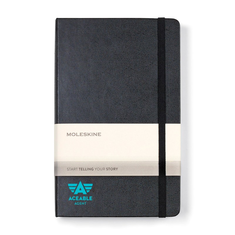 Moleskine® Hard Cover Ruled Large Expanded Notebook - Black 1 Moleskine® Hard Cover Ruled Large Expanded Notebook - Black 1