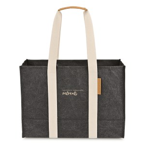 Out of the Woods Large Market Tote - Ebony 1 Out of the Woods Large Market Tote - Ebony 1