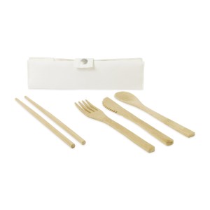 Zero-Waste Bamboo Utensil Kit - Natural 1 Zero-Waste Bamboo Utensil Kit - Natural 1