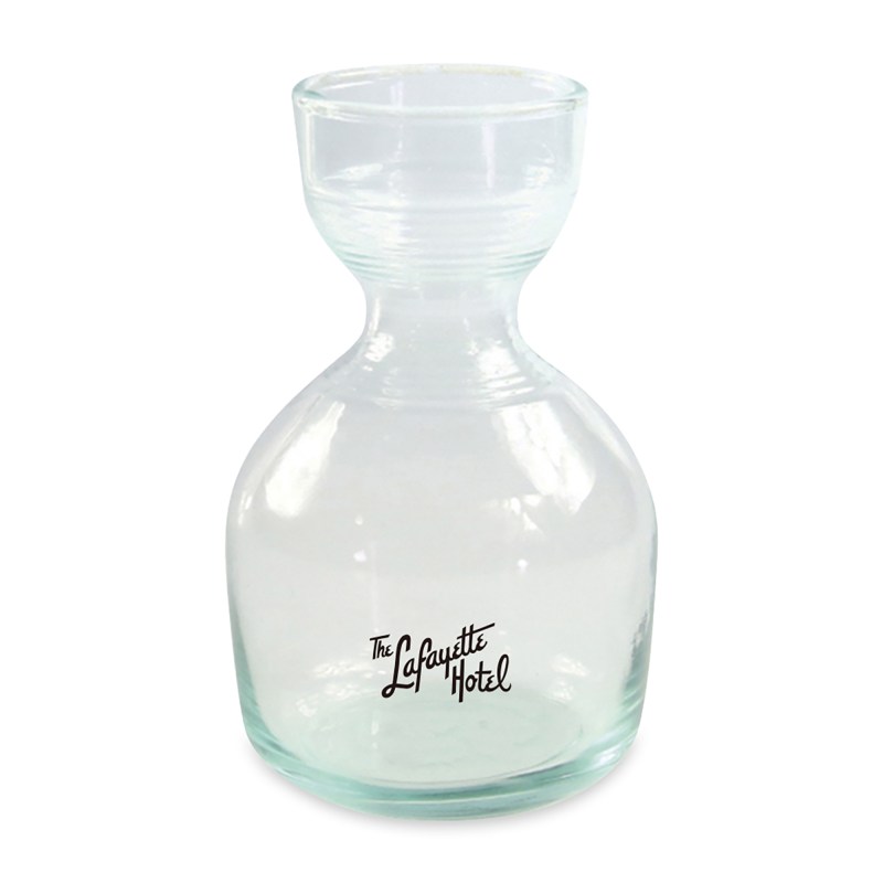 Be Home® Premium Recycled Ripple Carafe - Short - Clear 1 Be Home® Premium Recycled Ripple Carafe - Short - Clear 1