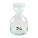 Be Home Premium Recycled Ripple Carafe - Short - Clear 1 Be Home Premium Recycled Ripple Carafe - Short - Clear 1