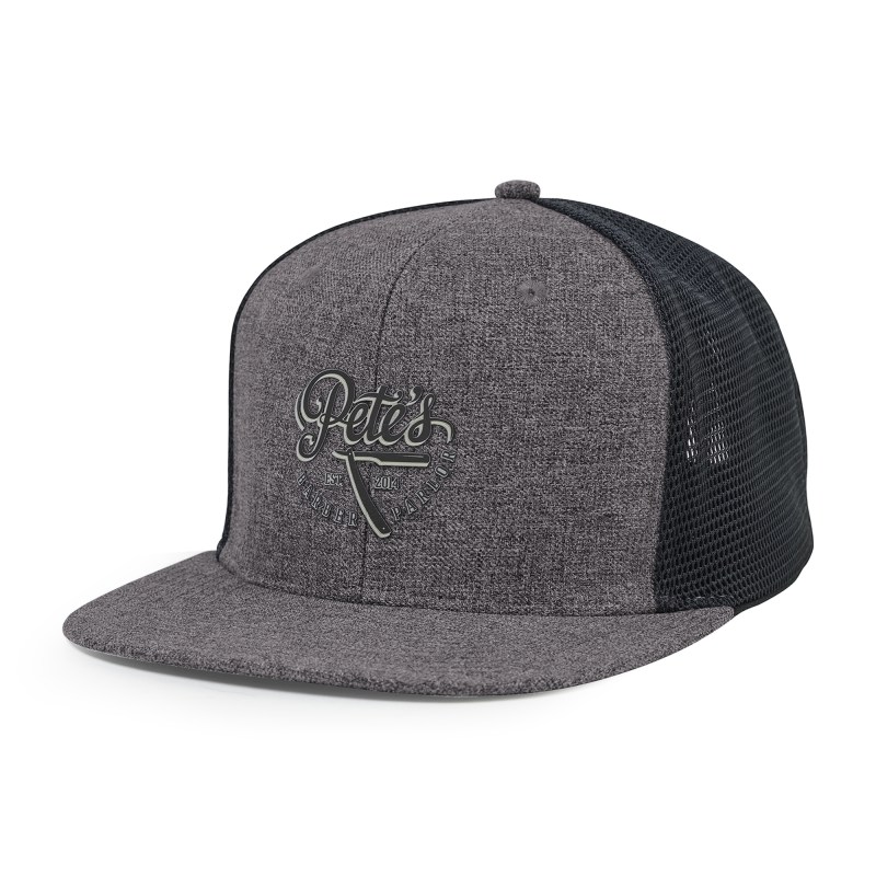 Merrimack Hat Co. Axel Trucker - Heather Grey-Black 1 Merrimack Hat Co. Axel Trucker - Heather Grey-Black 1