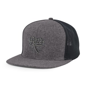 Merrimack Hat Co. Axel Trucker - Heather Grey-Black 1 Merrimack Hat Co. Axel Trucker - Heather Grey-Black 1