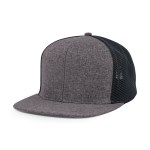 Merrimack Hat Co. Axel Trucker - Heather Grey-Black 2 Merrimack Hat Co. Axel Trucker - Heather Grey-Black 2