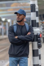 Impact 5 Panel 280gr Recycled Cotton Cap - AWARE - Navy - Alternate Impact 5 Panel 280gr Recycled Cotton Cap - AWARE - Navy - Alternate