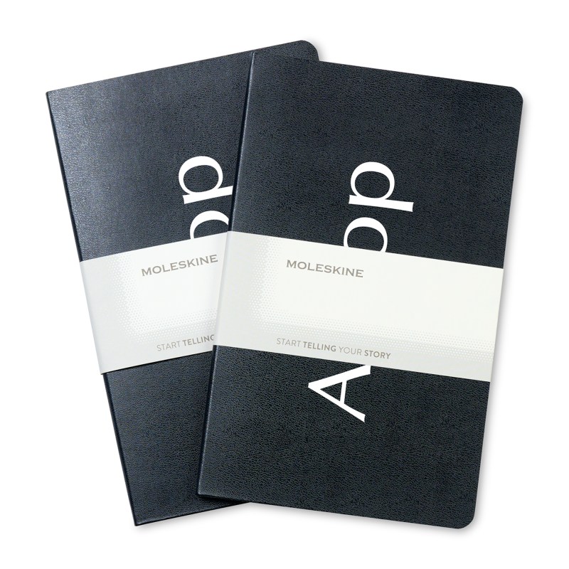 Moleskine Large Volant 2-Pack - Black 1 Moleskine Large Volant 2-Pack - Black 1