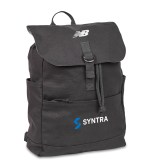 New Balance® Recycled Cotton Canvas Backpack - Black - Alternate New Balance® Recycled Cotton Canvas Backpack - Black - Alternate
