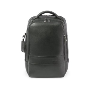 Samsonite Leather Laptop Backpack - Black 1 Samsonite Leather Laptop Backpack - Black 1