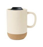 Valo Ceramic Lidded Mug - 14 Oz. - Bone 2 Valo Ceramic Lidded Mug - 14 Oz. - Bone 2