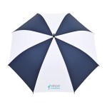 Elements 60" Recycled rPET Auto Open Golf Umbrella - Navy-White - Alternate Elements 60" Recycled rPET Auto Open Golf Umbrella - Navy-White - Alternate