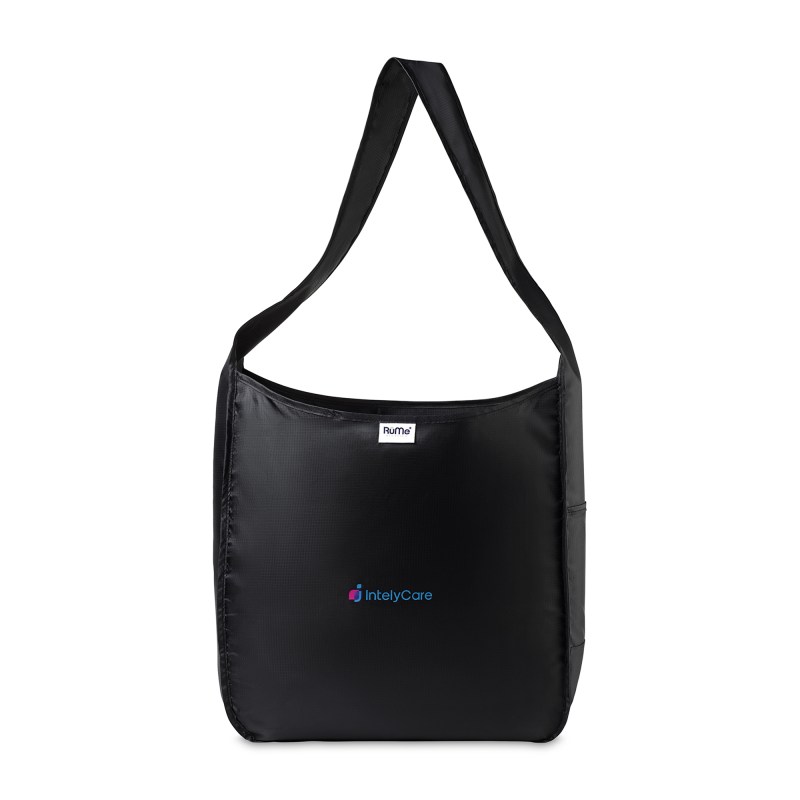 RuMe Recycled Ripstop rPET Crossbody Tote - Black 1 RuMe Recycled Ripstop rPET Crossbody Tote - Black 1