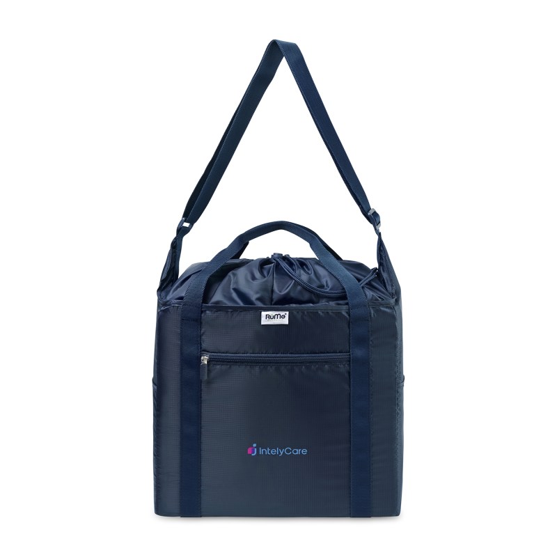 RuMe Recycled Ripstop rPET Cinch Tote - Navy 1 RuMe Recycled Ripstop rPET Cinch Tote - Navy 1