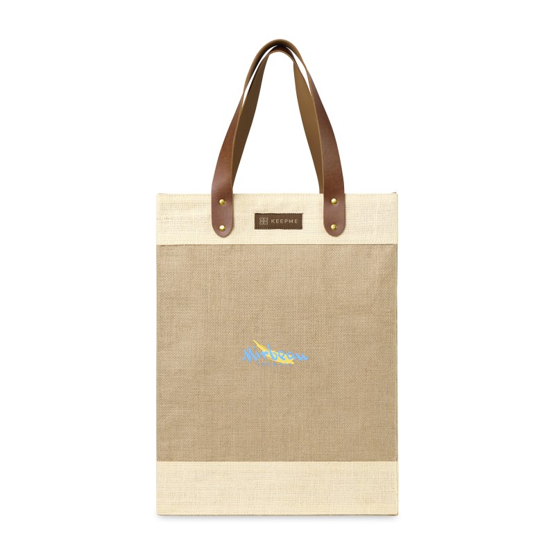 Out of the Woods® Jute Tall Tote - Natural 1 Out of the Woods® Jute Tall Tote - Natural 1