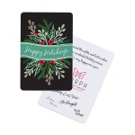 Festive Flourish Holiday Greeting Card - White 1 Festive Flourish Holiday Greeting Card - White 1