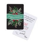 Festive Flourish Holiday Greeting Card - White 2 Festive Flourish Holiday Greeting Card - White 2