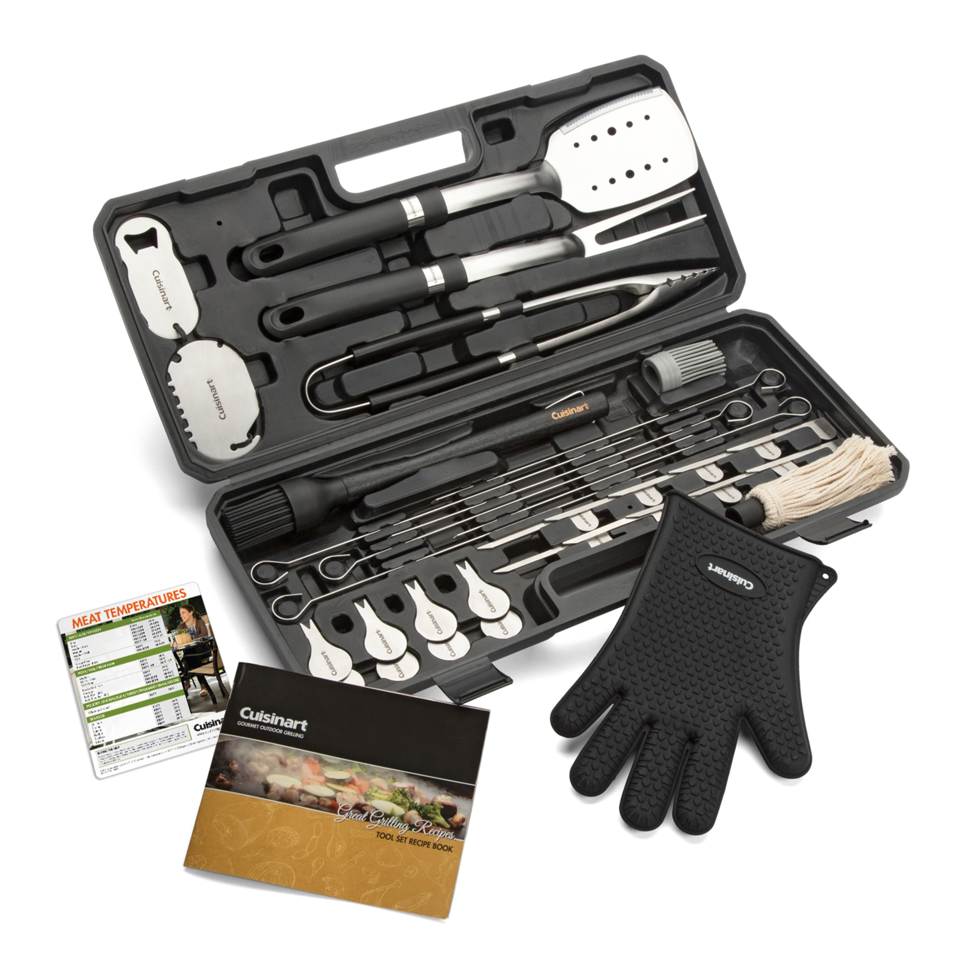Cuisinart Outdoors® 36 Piece Backyard BBQ Tool Set - Black 1 Cuisinart Outdoors® 36 Piece Backyard BBQ Tool Set - Black 1